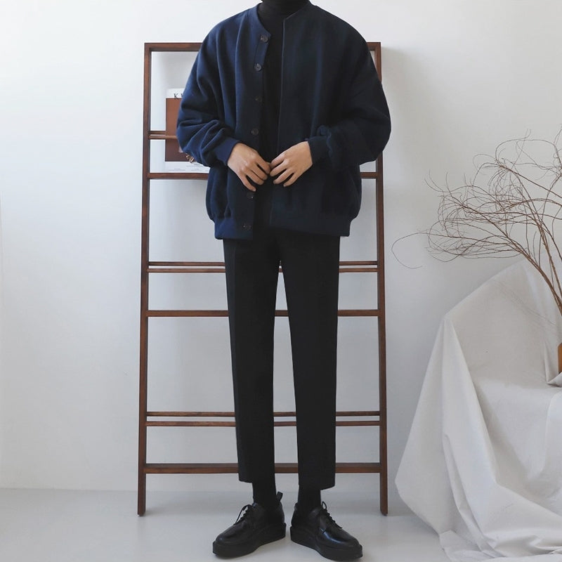 Fleece Lined Cozy Korean Style Hoodie Jacket
