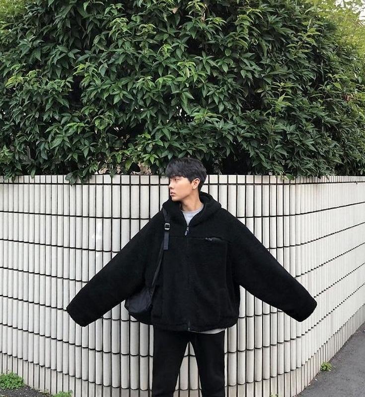 Fleece Lined Oversized Jacket Trendy Style