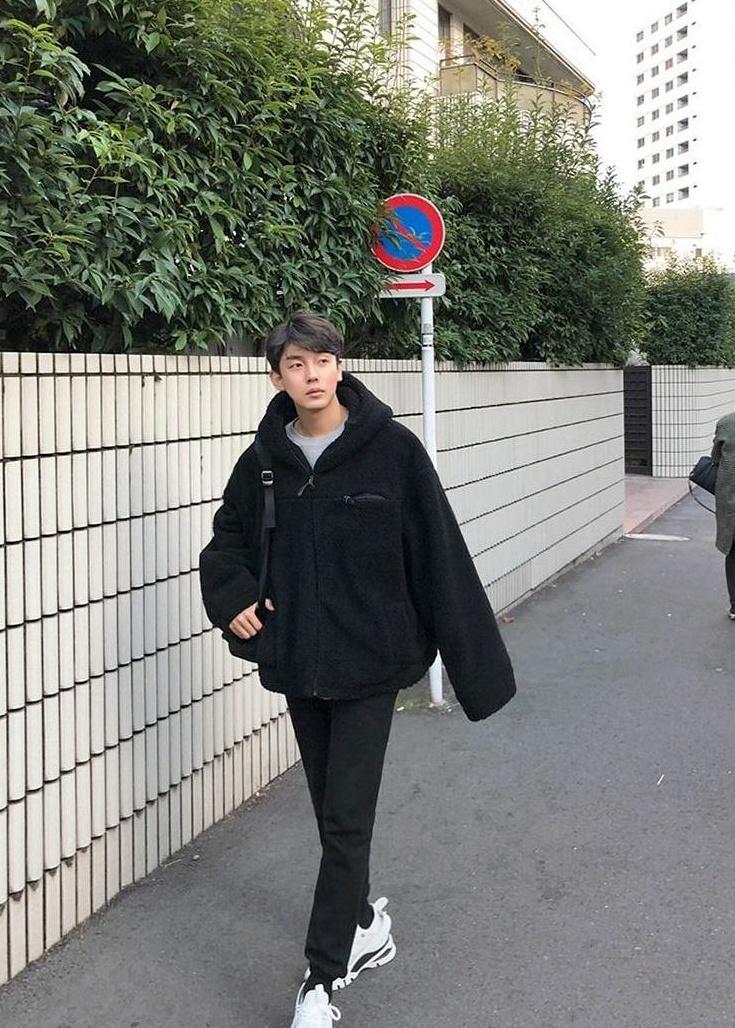 Fleece Lined Oversized Jacket Trendy Style