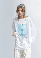 Floral Print Sun Protection Blouse