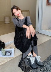 French Chic Hollow Out Cover Up Dress Two Piece Set