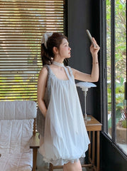 French Lace Patchwork Sweet Floral Dress