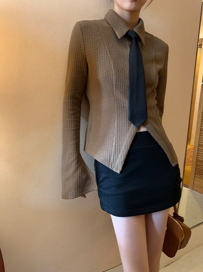 Girly Style Long Sleeve Knit Shirt Top