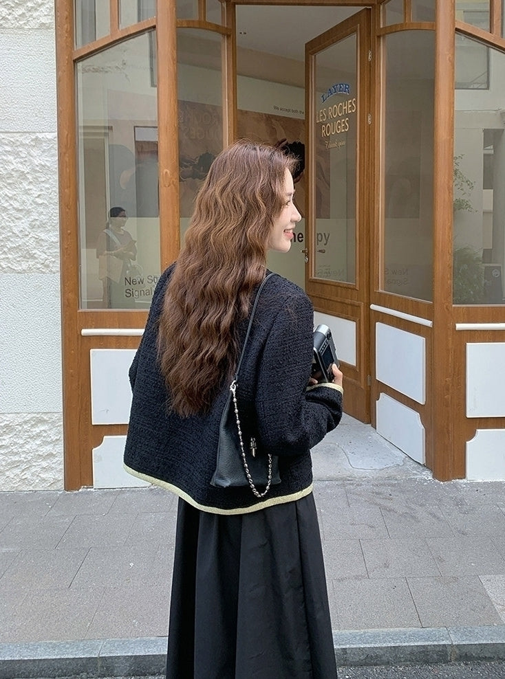 French Vintage Elegant Dress And Jacket Two Piece Set