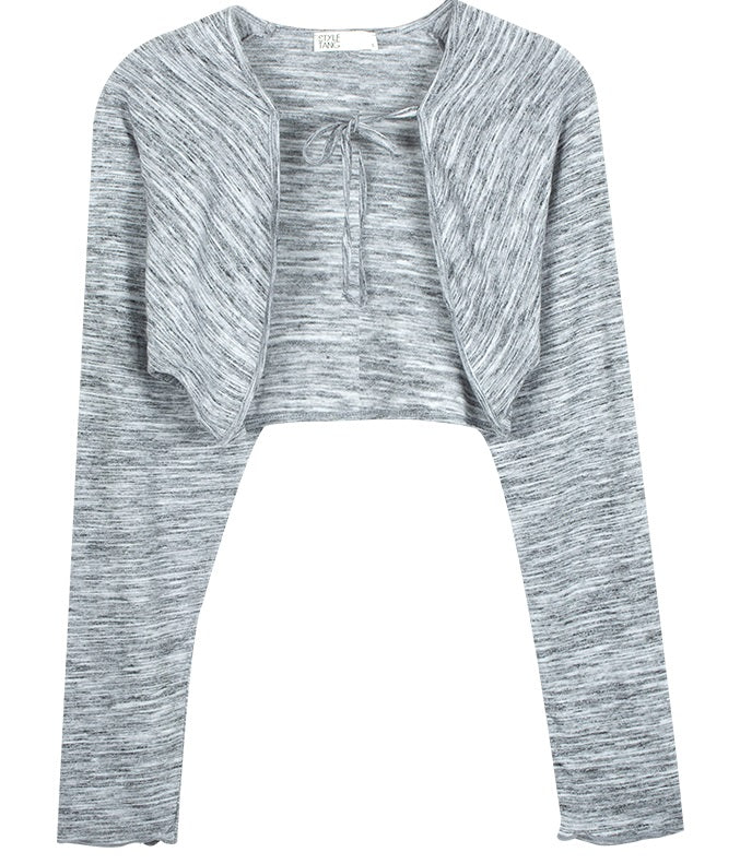 Grey Variegated Cardigan