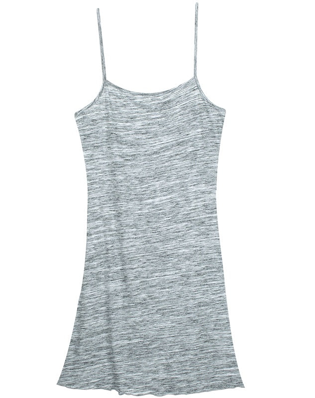 Grey Variegated Sling Dress