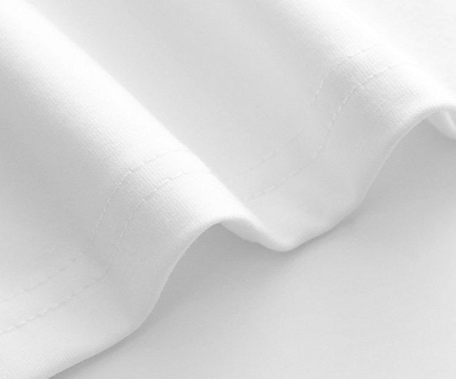 White Girly White T-Shirt With Ribbon