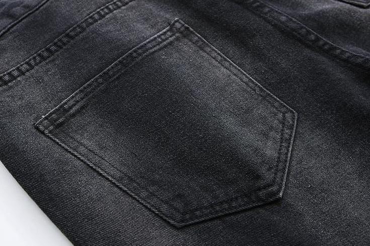 Gradient Loose Straight Trendy Denim Pants