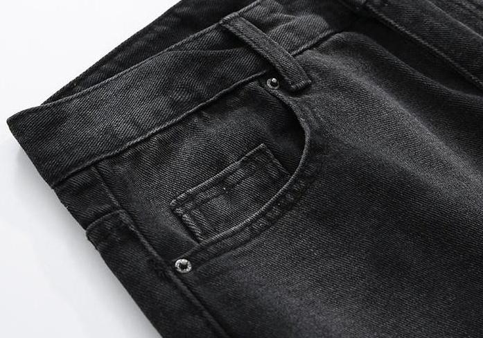 Gradient Loose Straight Trendy Denim Pants
