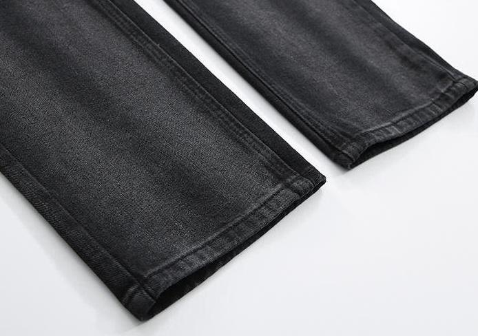 Gradient Loose Straight Trendy Denim Pants