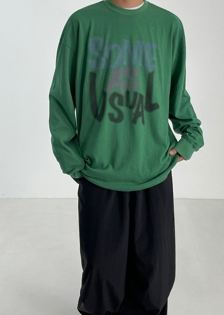 Graffiti Design Loose Fit Sweatshirt