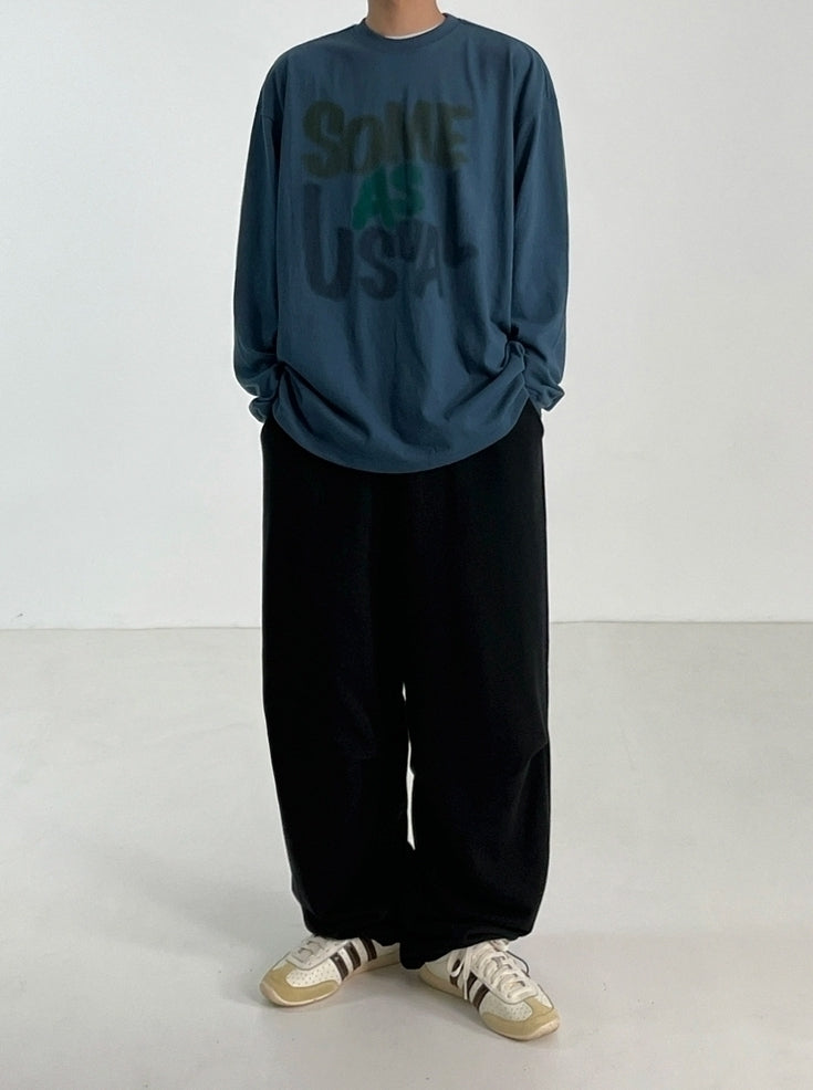 Graffiti Design Loose Fit Sweatshirt