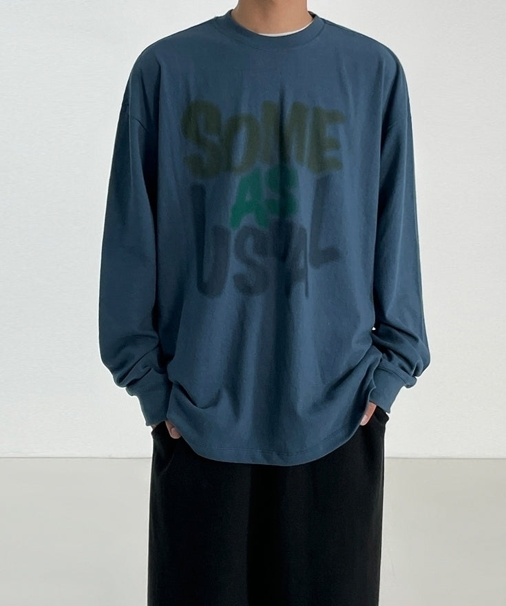 Graffiti Design Loose Fit Sweatshirt