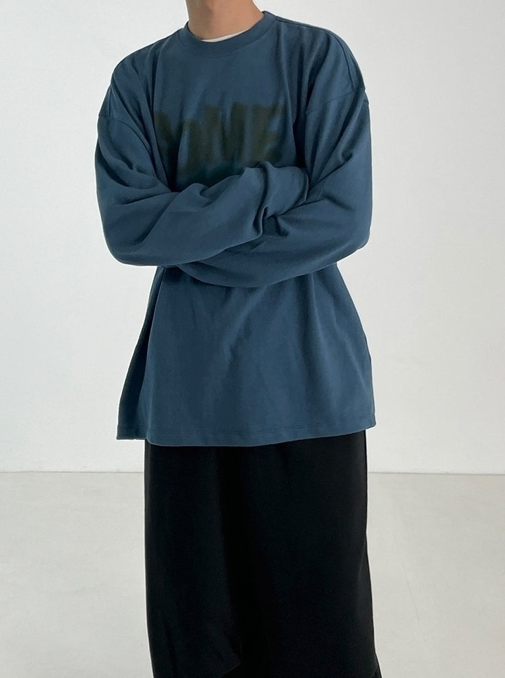 Graffiti Design Loose Fit Sweatshirt