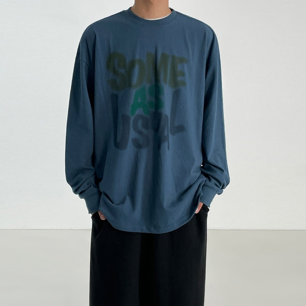 Graffiti Design Loose Fit Sweatshirt