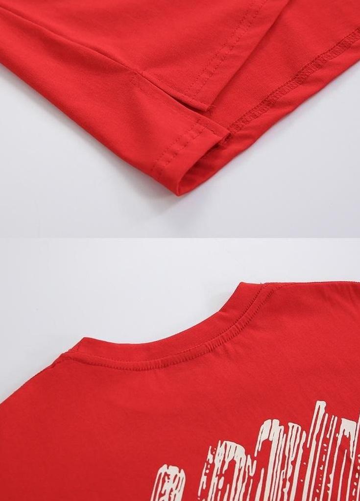 Graffiti Print Loose Fit T-Shirt