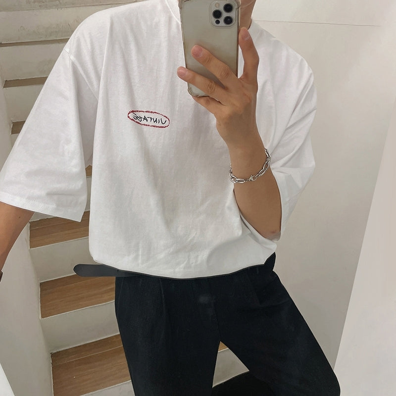 Graffiti Print Loose Fit T-Shirt