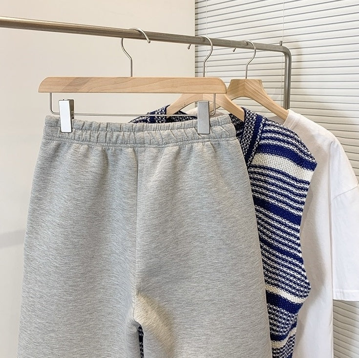 Gray Casual Jogger Pants With Pockets