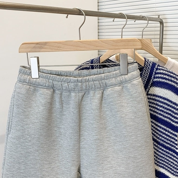 Gray Casual Jogger Pants With Pockets