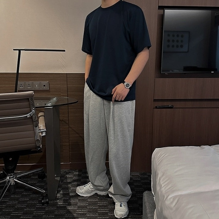 Gray Casual Relaxed Fit Pants