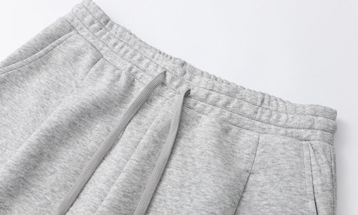 Gray Casual Relaxed Fit Pants