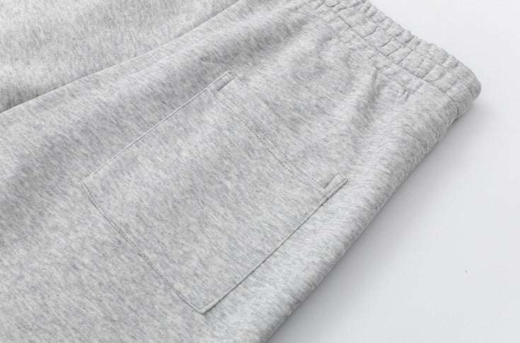 Gray Casual Relaxed Fit Pants