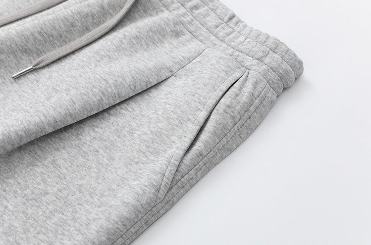 Gray Casual Relaxed Fit Pants