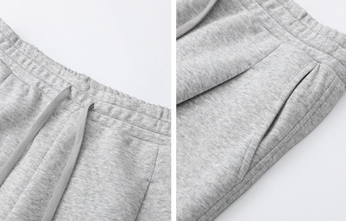 Gray Casual Relaxed Fit Pants
