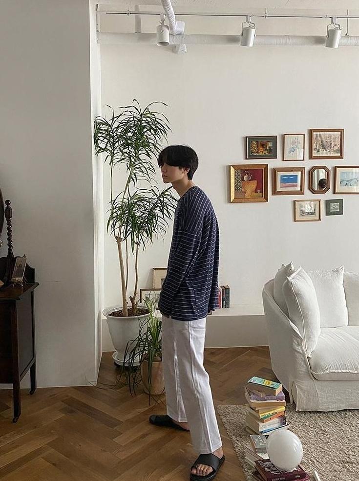 Gray Loose Casual Sweatpants