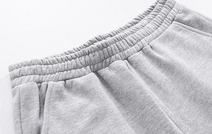 Gray Loose Casual Sweatpants