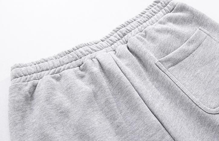 Gray Loose Casual Sweatpants