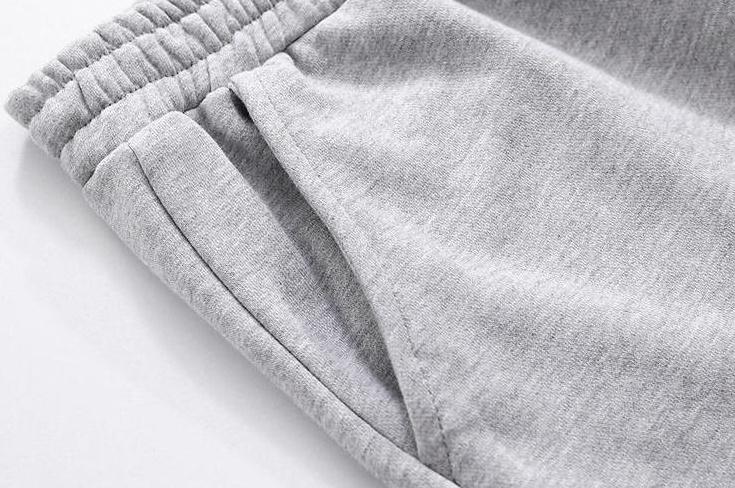 Gray Loose Casual Sweatpants