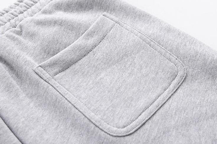 Gray Loose Casual Sweatpants
