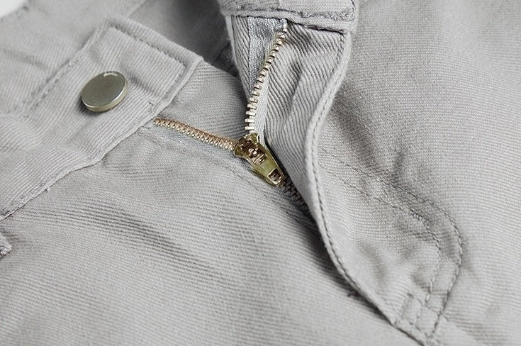 Gray Loose Fit Denim Pants