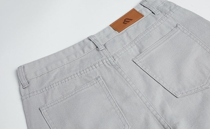 Gray Loose Fit Denim Pants
