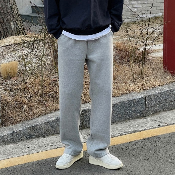Gray Relaxed Fit Casual Trousers