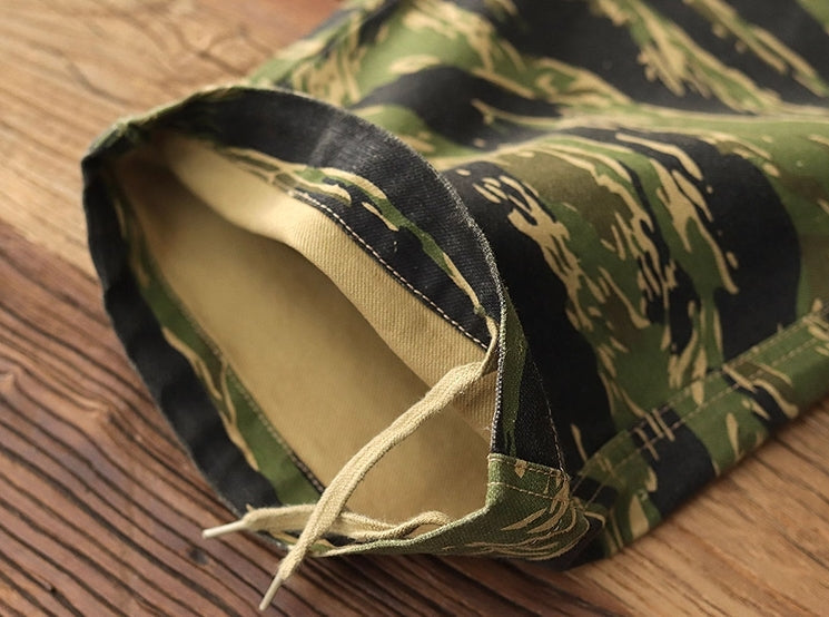 Green And Black Camouflage Pants