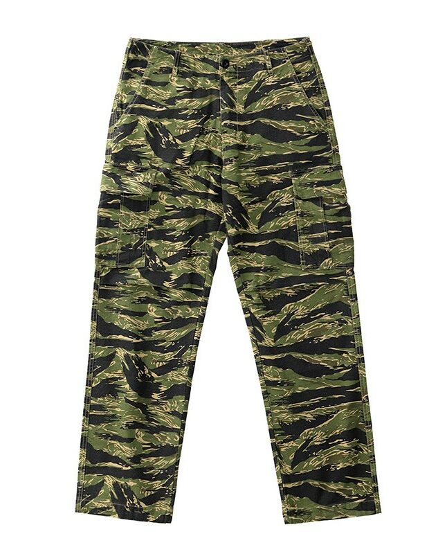 Green And Black Camouflage Pants