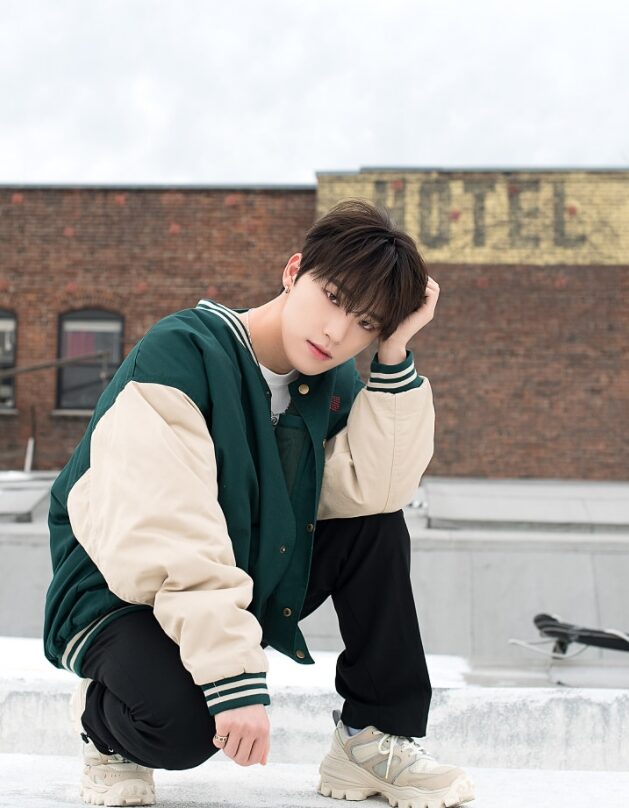 Green Oversized Varsity Jacket
