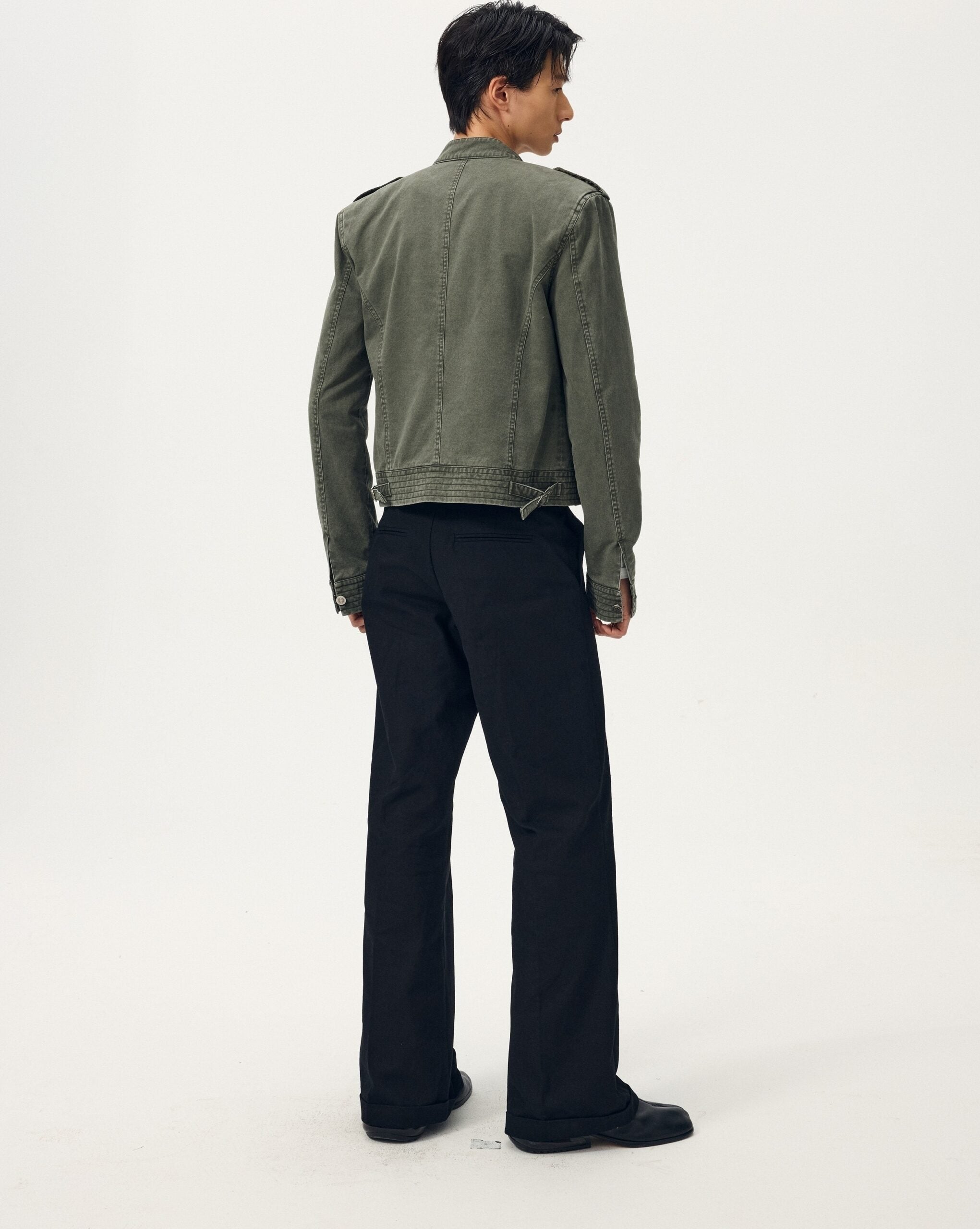 Green Cadet Button Jacket