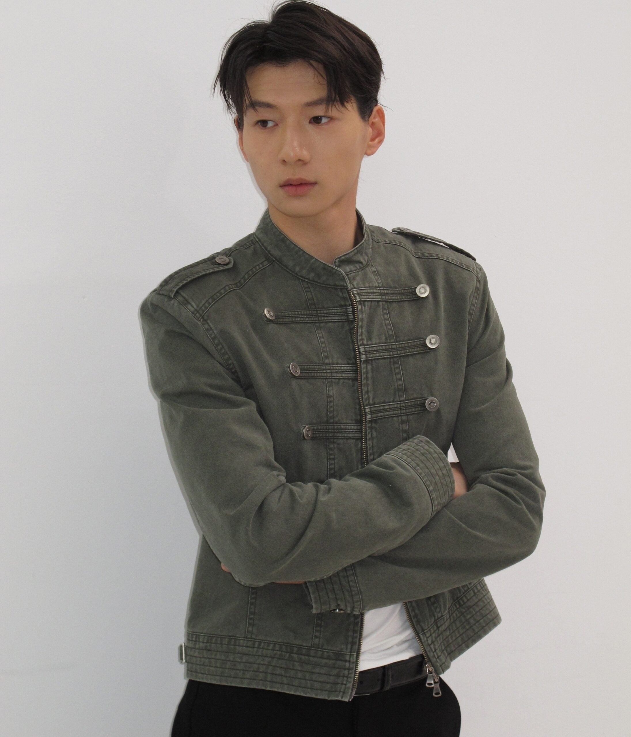 Green Cadet Button Jacket