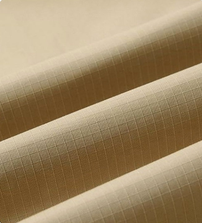 Beige Color Block Sweatpants