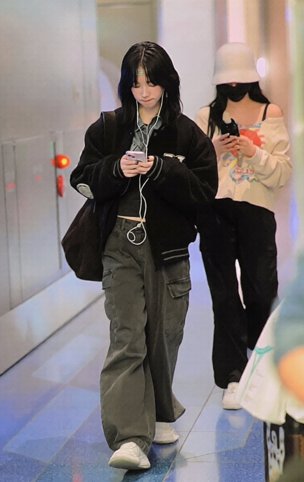 Green Straight Cargo Pants