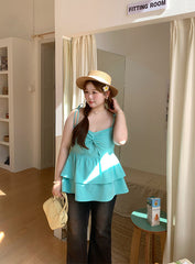 Green Summer Tank Top