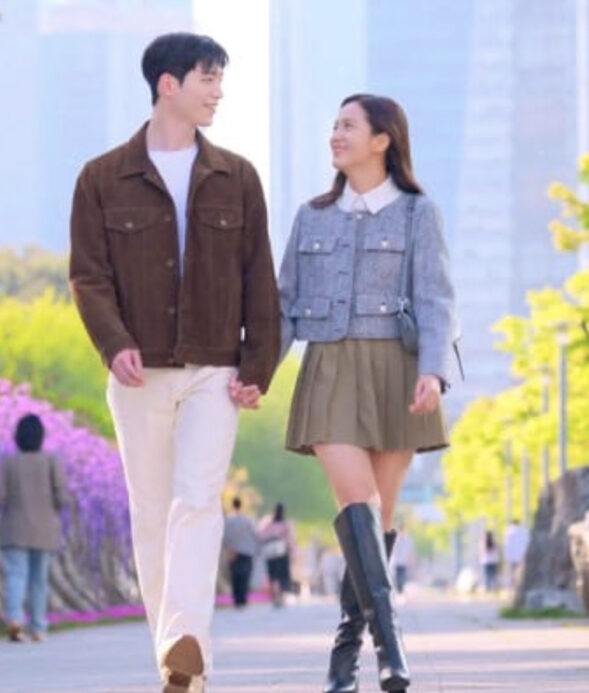 Grey Pleated School Girl Skirt