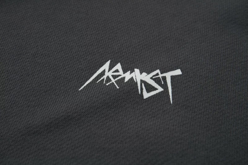Grey Asymmetrical Hooded Jacket