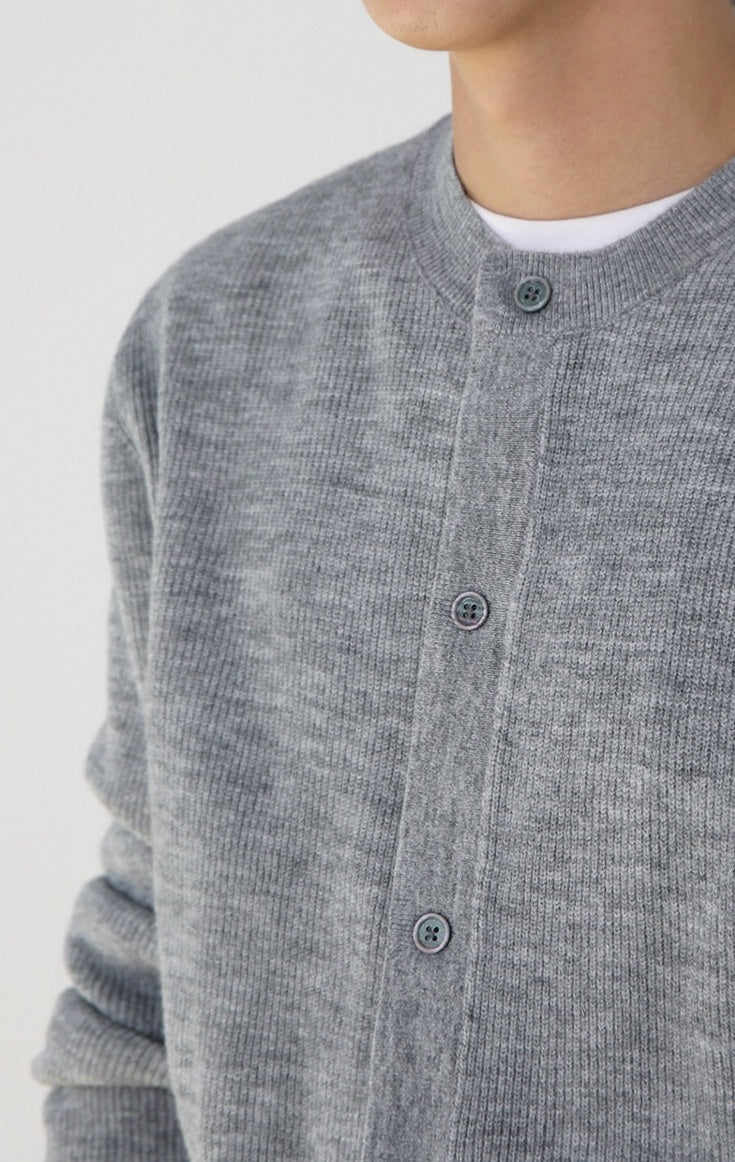 Relaxed Fit Cardigan Knitwear Casual Style