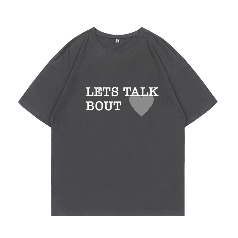 Grey Graphic Statement T-Shirt