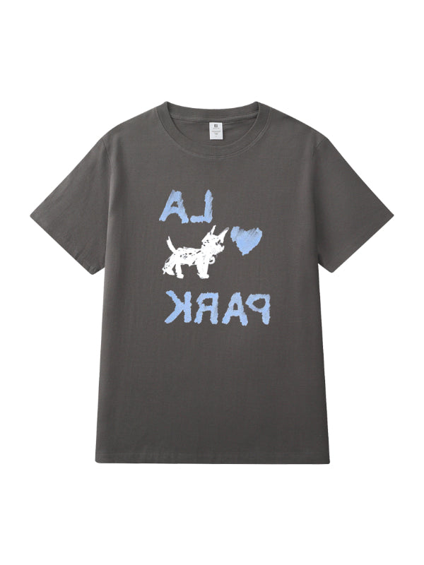 Grey Love Park T-Shirt