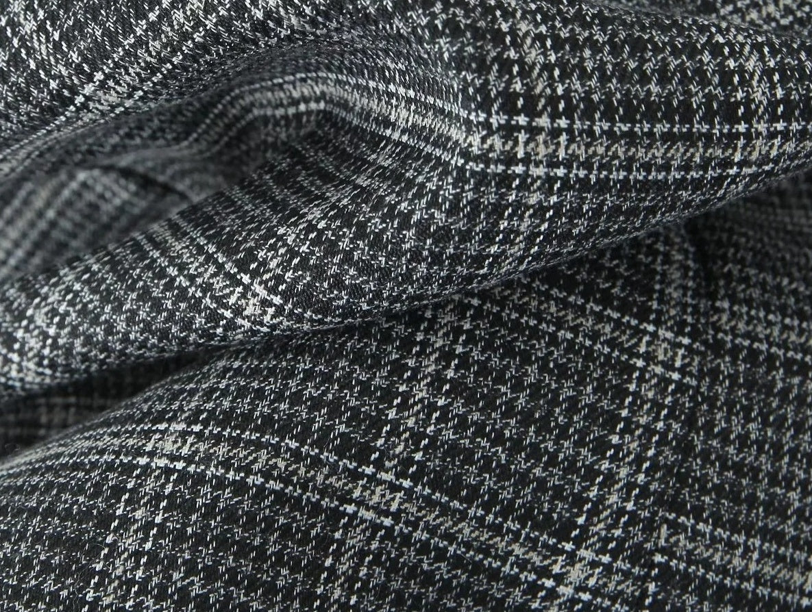 Grey Plaid Lace-Trim Halter Top